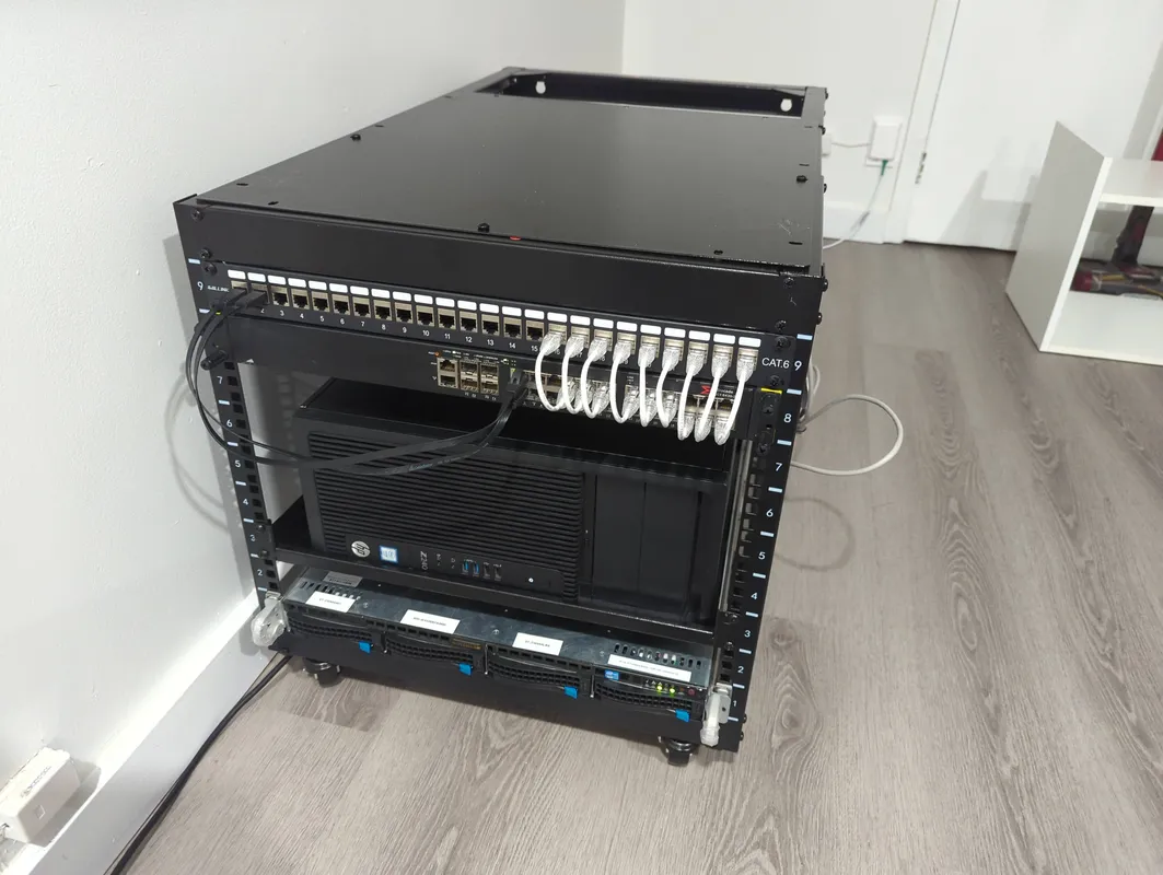 final rack at the end of the day